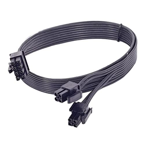 Image of Gintai Power Supply Cable Replacement for Cooler Master V700 V850 V1000 V1200 CPU 8-Pin to 4+4-pin