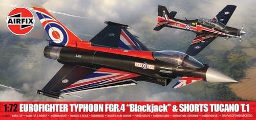 Image of Airfix 980003-1/72 Eurofighter Typhoon FGR.4 (Blackjack) + Tucano T.1 Shorts Scale 1:72