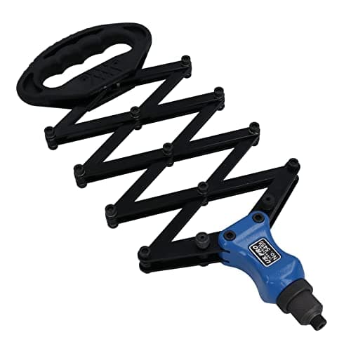Image of Lazy Tongue Hand Riveter Rivet Gun Pop Pot Riveting 2.4mm – 6.4mm 5 Nozzles