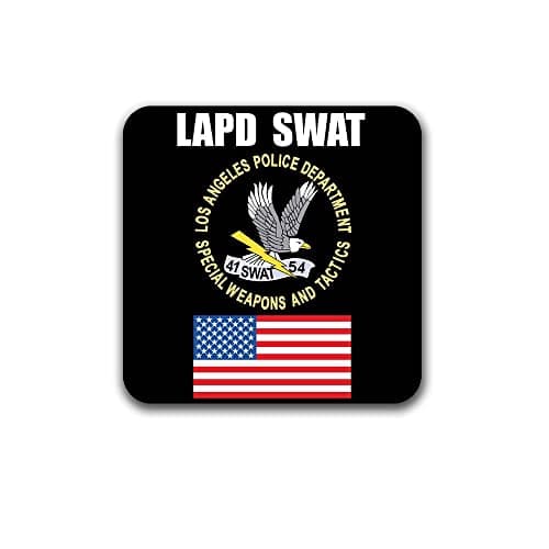 Image of LAPD SWAT Sticker Los Angeles Police Department Special 30 x 30 cm #A5099