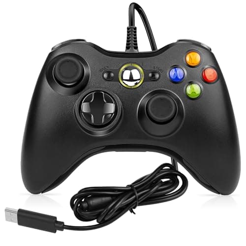Image of Labtec Wired Controller for Xbox 360, Plug and Play Gamepad Joystick Game Controller for Xbox 360 & Slim Console and PC Windows XP/7/8/10/11 (Black)