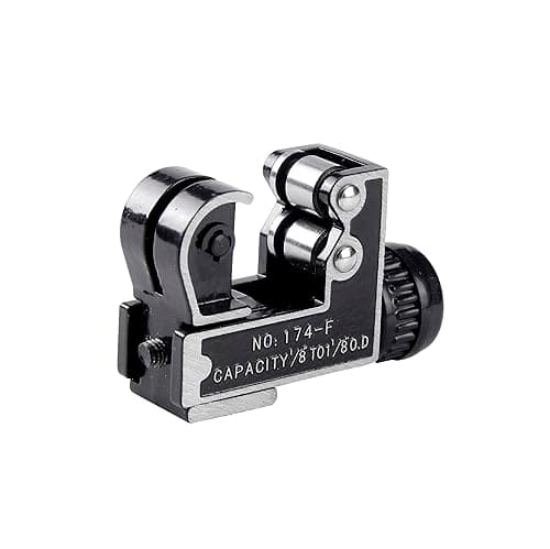 Image of Sharp-tec 3-28mm Pipe Cutter, Adjustable Tube Cutter with Aluminum Alloy Body, Mini Copper Pipe Cutting Tool for Plumbing