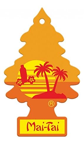 Image of MAGIC TREE "LITTLE TREE" MAI-TAI FRAGRANCE CAR AIR FRESHENERS PACK OF 5