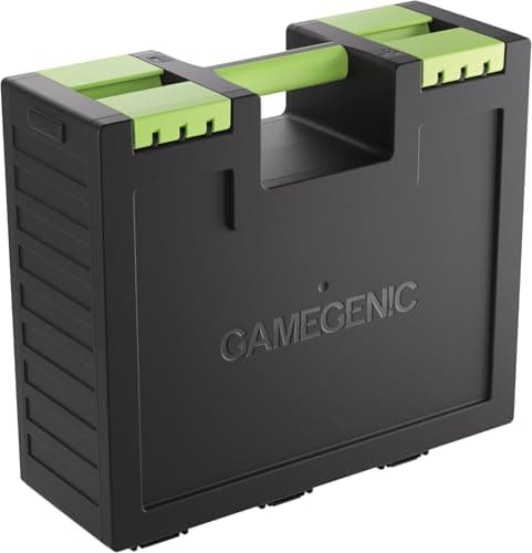 Image of Gamegenic | Game Castle Black/Green | Game Accessory and Card Storage Container