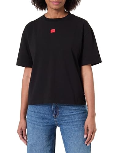 Image of Hugo Women's Loungewear T-Shirt, Black 001, M