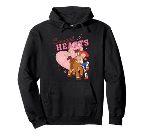 Image of Disney and Pixar's Toy Story Jessie Bullseye Cowgirl Hearts Pullover Hoodie