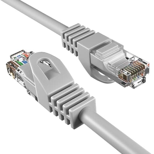 Image of Cables Direct Online Cat5e 3M Network Ethernet Patch Cable, 350Mhz Internet Wire, Compatible with PC, Laptop, Modem, Router, TVs, Printer Cord, Consoles for Home and Office, Gray