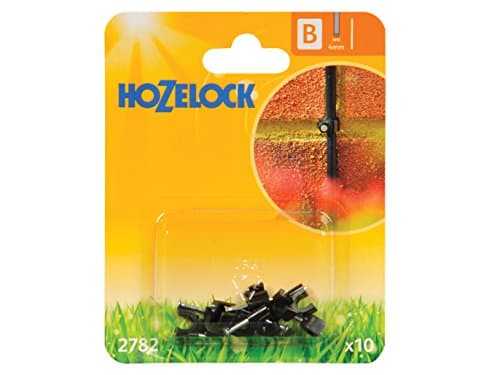 Image of Hozelock 2782P0000 4mm Hose Wall Clip, Multi-Colour