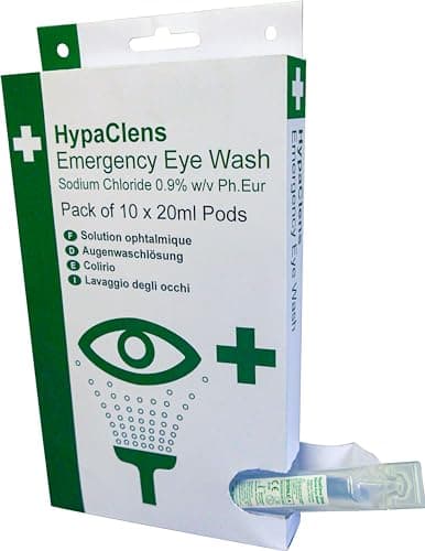 Image of Safety First Aid Group Group HypaClens Emergency Sterile Eyewash Station (10 x 20 ml)