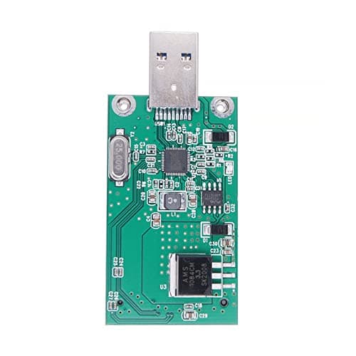 Image of WANGCL mSATA Adapter mSATA SSD to USB 3.0 Hard Drive Reader 50mm Mini PCIe Solid State Drive Reader Converter