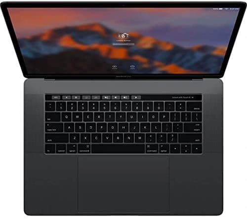 Image of Apple MacBook Pro 15.4" with Touch Bar (i7-7700hq 2.8 GHz, 16 GB, 256 GB SSD) QWERTY US Keyboard MPTR2LL/A, Mid-2017 Space Gray (Renewed)
