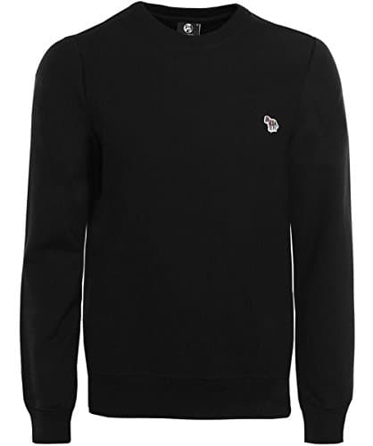 Image of PS by Paul Smith Men's Organic Cotton Zebra Sweatshirt Black L