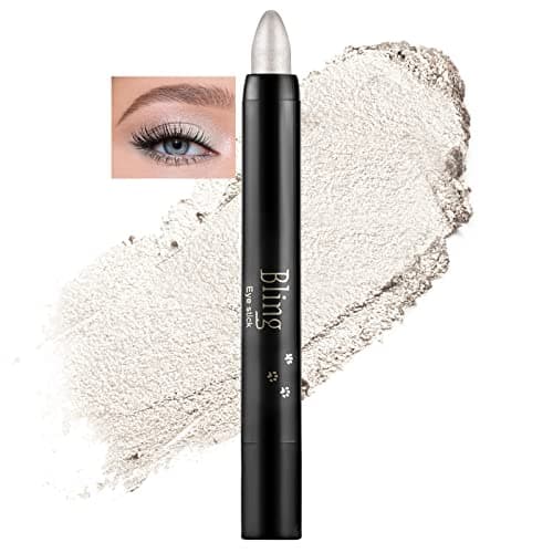 Image of Boobeen Eyeshadow Pencil Crayon Waterproof Eyeshadow Stick Shimmer Cream Eyeshadow Pen Create Glitter Eye Makeup, Easy to Use (01#)