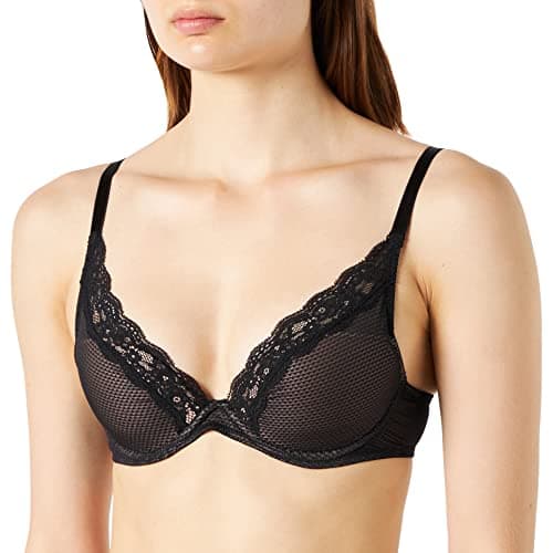 Image of Passionata Women's Brooklyn T-Shirt Bra, Black (Schwarz 11), 75G