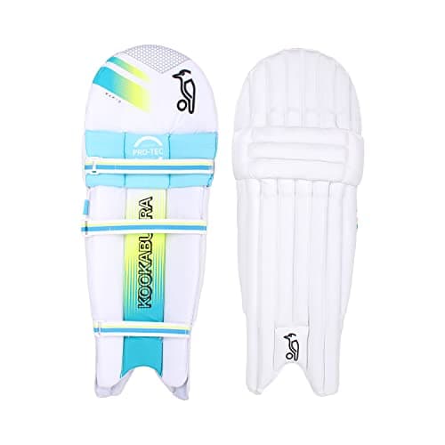 Image of KOOKABURRA Rapid 6.1 Cricket Batting Pads - White, Small Junior