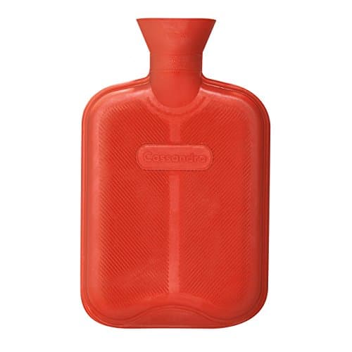 Image of Cassandra Hot Water Bottle, Ribbed Surface On One Side, 1.8 Litre, 5 Year Cassandra Guarantee, Colour Received Varies