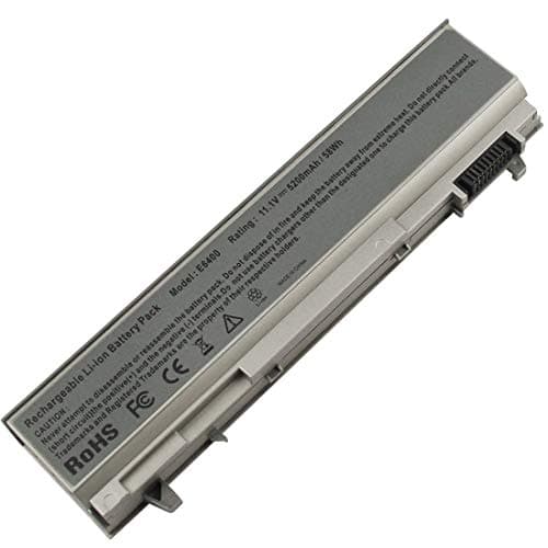 Image of XITAIAN 5200mAh 11.1V E6400 Replacement Laptop Battery for Dell E6410 E6500 E6510 M2400 M4400 PT434 PT435 PT436 PT437 KY477 KY265 KY266 KY268