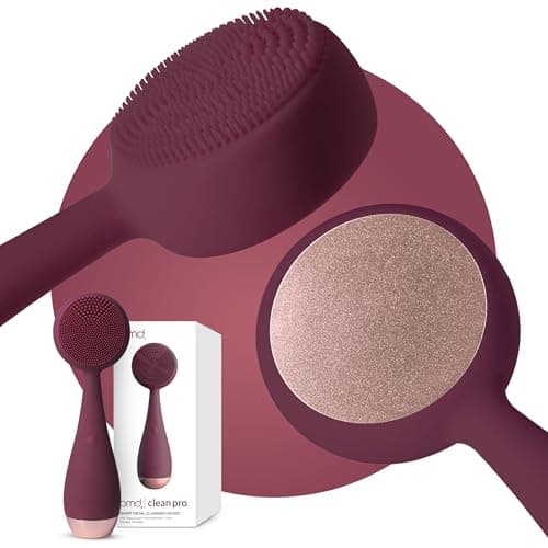 Image of PMD Clean Pro - Smart Facial Cleansing Device with Silicone Brush & ActiveWarmth Anti-Aging Massager - Waterproof - SonicGlow Vibration Technology - Clear Pores & Blackheads - Lift, Firm, & Tone Skin
