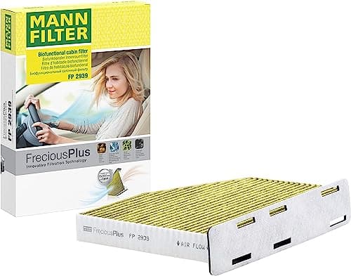 Image of MANN-FILTER FP 2939 Cabin Air Filter - FreciousPlus Biofunctional Pollen Filter - for Cars + Transporters