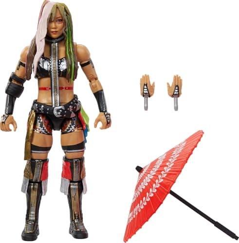 Image of Mattel WWE Elite Action Figure & Accessories, Series #115 6-inch Collectible Kairi Sane with 25 Articulation Points & Swappable Hands