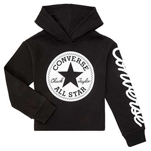 Image of Converse - Girl Patch Cropped Hoodie 469889 023 Black - M, Black
