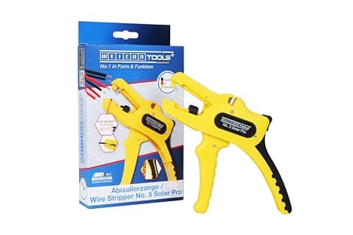 Image of WEICON Tools Wire Stripper No. 5 Solar Pro | Special Wire Stripper for Solar Cables & photovoltaic Cables