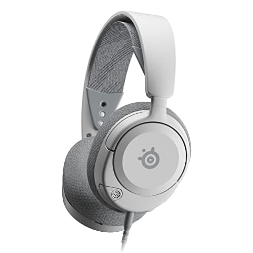 Image of SteelSeries Arctis Nova 1 - Gaming Headset for PC, PS5, PS4, Switch, Xbox - Hi-Fi Drivers - 360° Spatial Audio - AirWeave Memory Foam Ear Cushions - Ultra Lightweight - White