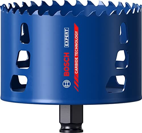Image of Bosch 1x EXPERT Tough Material Hole Saw (for Wood with metal, Brick, Ø 105 mm, Professional Accessory Rotary Drill/Drivers)