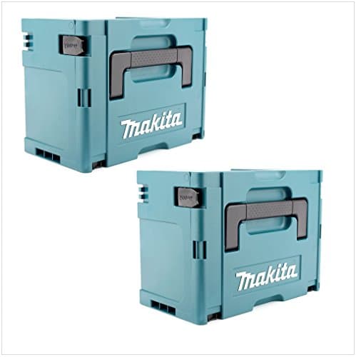 Image of Makita 821551-8 MakPac Type 3 Stacking Connector Case 396mm x 296mm x 210mm Pack of 2