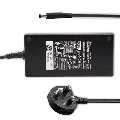 Image of DELL Genuine 180W AC Adapter For INSPIRON 24 5475, 27 7775 DP/N 45G4G, 045G4G Laptop Battery Charger Power Supply with 7.4MM X 5.0MM Pin Size 19.5V 9.23A PSU Adaptor + Power Cord UK Quick Dispatch
