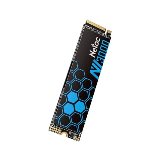 Image of Netac 250GB Internal NVMe SSD Up to 3000/1400 MB/s M.2 Solid State Drive 2280mm, PCIe3.0 3D NAND with Heat Sink, for PC Gamers/Game Loading/Office, NV3000