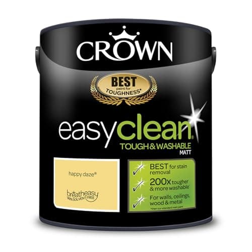 Image of Crown Easyclean Matt Emulsion Paint 2.5L Happy Daze