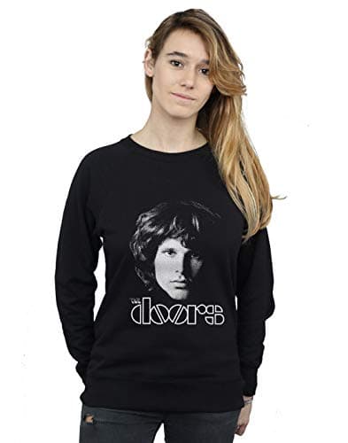 Image of Absolute Cult The Doors Women's Jim Morrison Shadow Sweatshirt Black Small