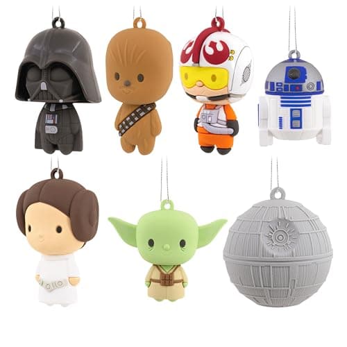Image of Hallmark Star Wars Set 1 Mystery Christmas Ornaments, Set of 2, Shatterproof