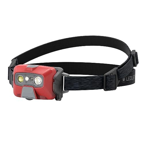 Image of Ledlenser HF6R Core Rechargeable Head Torch LED 800lm, Adjustable Focus, 5 Modes, Up to 60hrs Runtime, Red Light Mode, USB C, IP68 Waterproof, Headlamp for Hiking, Camping, Essential Outdoor Headlamp