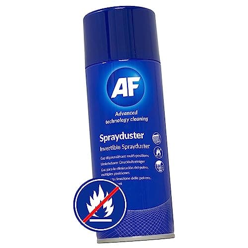Image of AF Professional Non Flammable Invertible Spray duster / Air Duster Compressed Gas Can Spray – For Office PC Cleaning / Keyboard Dust Cleaner / Industrial electronics / Fans etc. - 125ml, SDU125D