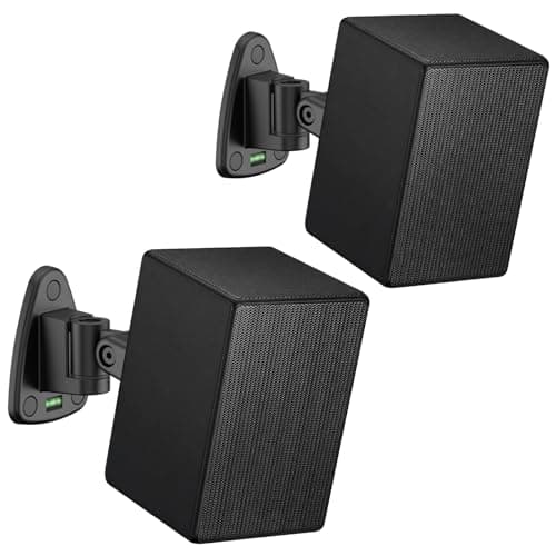 Image of Aiweiwa Adjustable Speaker Wall Mount Pair for Samsung SWA-9500S/9200S/9100S/9000S/8500S Rear Speaker Mounts - Heavy Duty Wall Speakers Mount for Samsung Speaker Wall Bracket Up to 22Lbs