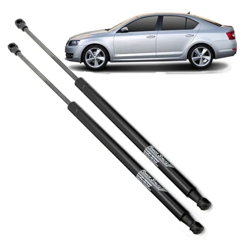 Image of Ramor Strutz 2x Tailgate Gas Struts Compatible with a Skoda Octavia 3 Hatchback 2012-2020 5E3, NL3, NR3.. Tailgate Gas Springs Replacement for 5E5827550R and others.