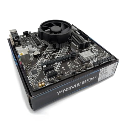 Image of Ryzen 7 5700G 3.8Ghz (Turbo 4.6Ghz) 8 Core 16 Thread CPU with Radeon Vega Graphics, Prime B550M-K Motherboard Pre-Built Bundle NO RAM