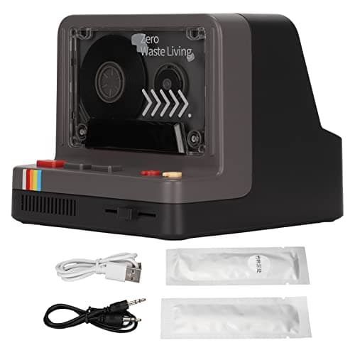 Image of Bluetooth Cassette Player Portable Stereo Retro Bluetooth Speaker for Music Lovers and Nostalgic Fans Grey (Black)
