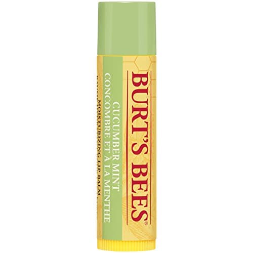 Image of Burt's Bees 100 Percent Natural Moisturising Lip Balm, 4.25 g, Cucumber Mint with Beeswax