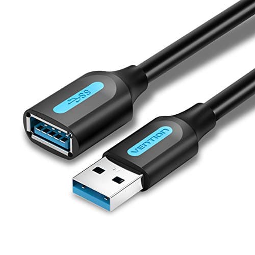 Image of VENTION USB 3.0 Extension Cable 1m USB Extender Type A Male to A Female Cable USB Extension Lead 5Gbps High Speed Data Transfer Compatible with Printer, Hard Drive, Keyboard, Mouse