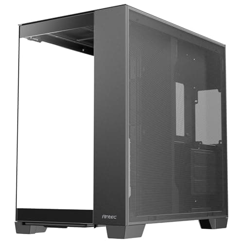 Image of Antec C8, RTX 40 Compatible, Dual-Chamber Layout, tooless Design, Type-C, 360mm Radiator Support, Seamless Tempered Glass Front & Side Panels, High Airflow Full-Tower E-ATX PC Case, No Fans