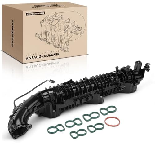 Image of Frankberg Intake Manifold Suction Pipe Compatible with 5 2016-2024 7 2014-2024 6 X3 X4 Intake Manifold 3.0L Front with Actuator Replace# 11618477030