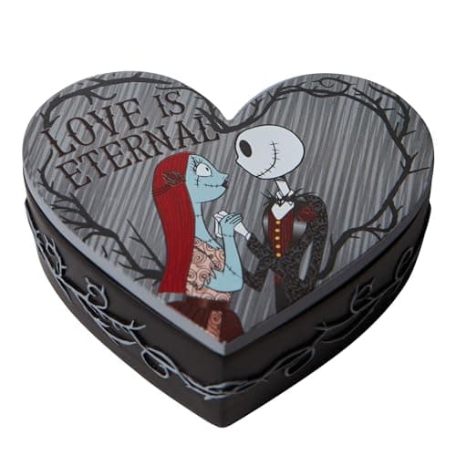 Image of Enesco Disney Showcase Collection Jack And Sally Trinket Box Lidded Box