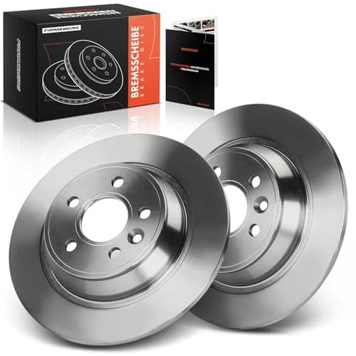 Image of Frankberg Brake Disc Set incl. 2x Discs Rear Solid Ø302mm Compatible with Galaxy WA6 Mondeo IV Turnier BA7 K.u.g.a I S-Max WA6 Replace# 6G912A315BA
