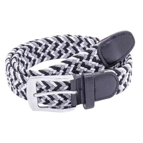 Image of Duke D555 Mens Quinn Big Tall Stretch Braided Buckle Belt - 7XL