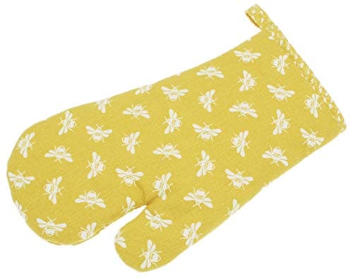 Image of Walton & Co - Bumblebee Ochre 100% Cotton Gauntlet/Oven Glove
