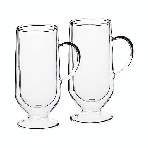Image of La Cafetière Set of 2 Double-Walled Large Irish Coffee Glasses