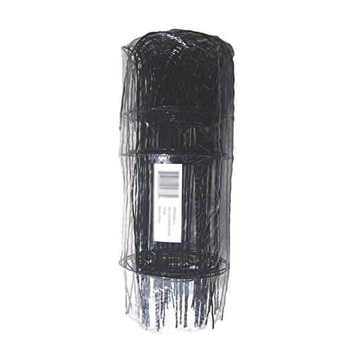 Image of MTB Black 35cm Height x 6m Length Garden Border Lawn Edging Folding Wire Fence Roll Scroll Top Rolled Wire Fencing
